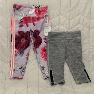 Lot of 2 girls active pants
